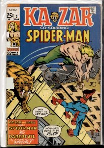 Ka-Zar #3 (1971) Spider-Man