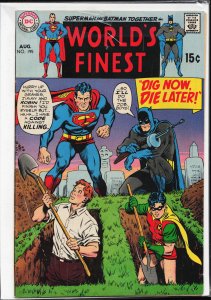 World's Finest Comics #195 (1970) Superman and Batman and Robin