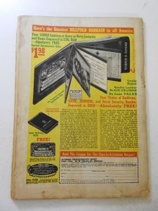 Sensation Comics #22 (1943) VG- Cond 1 in spine split, manufactured w/ 1 staple