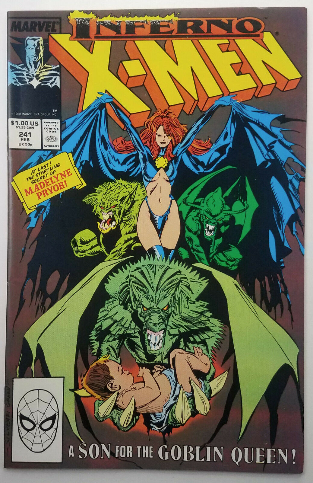 The Uncanny X Men 241 Goblin Queen Madelyne Pryor Origin Revealed Marvel Comic Books