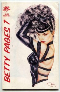 The Betty Pages #7 1992- Fanzine- Olivia cover FN