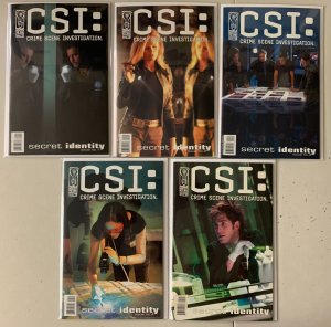 CSI Crime Scene Investigation comics set #1-5 5 diff 8.0 (2005)