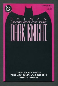 Batman:Legends of the Dark Knight #1 / 9.4-9.6 NM+  Novermber 1989