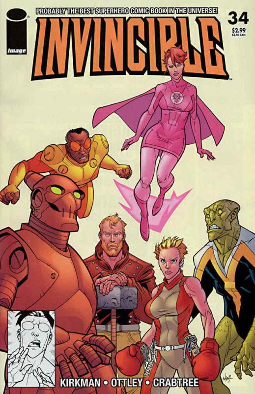 Invincible #34 VF; Image | save on shipping - details inside