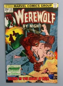 Werewolf by Night #35 FN Marvel 1975 SN1`