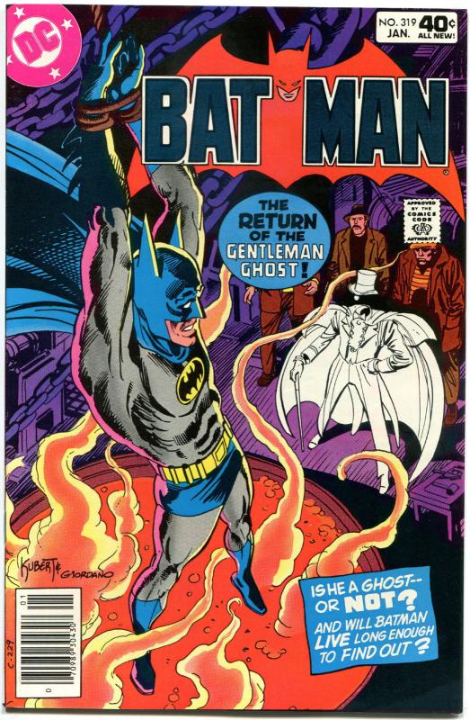 BATMAN #319, VF+, Gentleman Ghost, Wein, Gotham, DC, 1940 1980, more BM in store