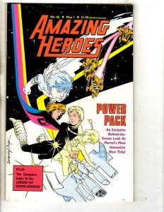Lot Of 8 Amazing Heroes Comic Book Magazines # 25 28 29 32 41 46 48 50 TD13