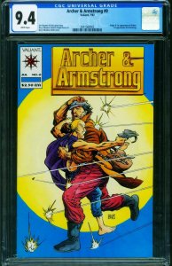 ARCHER AND ARMSTRONG #0-CGC 9.4 First appearance Valiant comic book - 2041560002