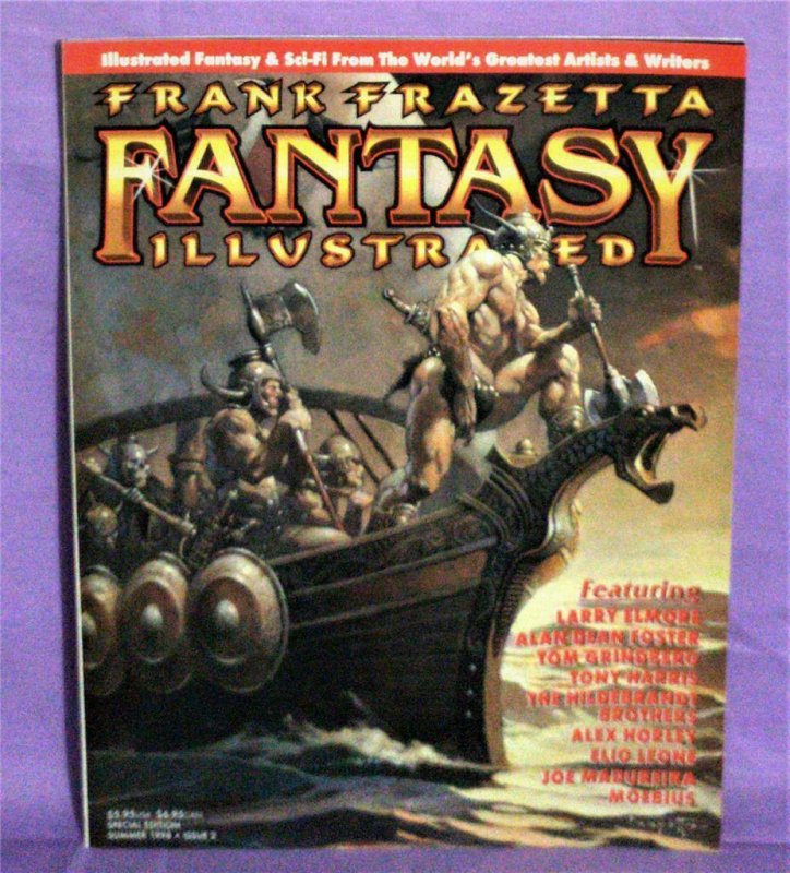 Larry Elmore FRANK FRAZETTA FANTASY ILLUSTRATED Magazine #2 (Summer, 1998)!