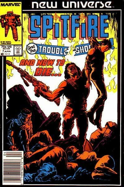 Spitfire and the Troubleshooters #7 (Newsstand) FN; Marvel | save on shipping -