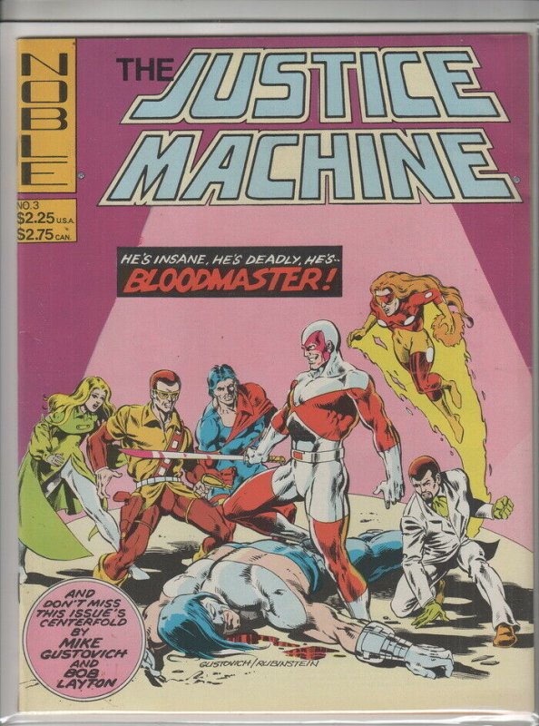 JUSTICE MACHINE (NOBLE) #3 F+ A01118