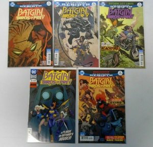 Batgirl and the Birds of Prey all 5 different books 8.0 VF (2017-2018)