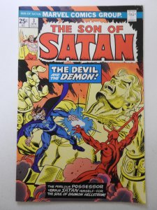 Son of Satan #3 (1976) The Devil and The Demon! Sharp VG+ Condition!