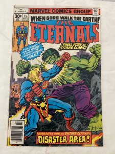 The Eternals #15 (1977) Kirby art Hulk crossover