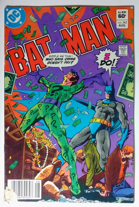 Batman #362 (1983) MARK JEWELERS