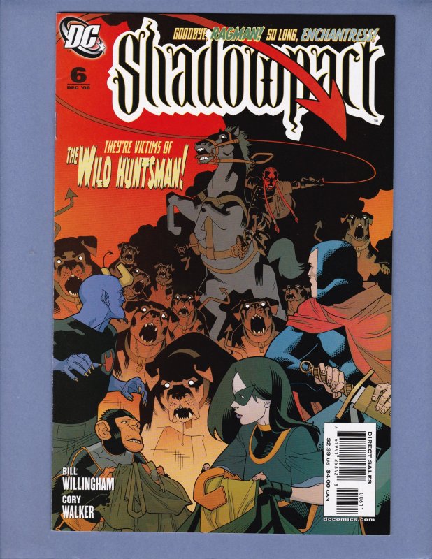 Shadowpact #6 VF/NM DC 2006