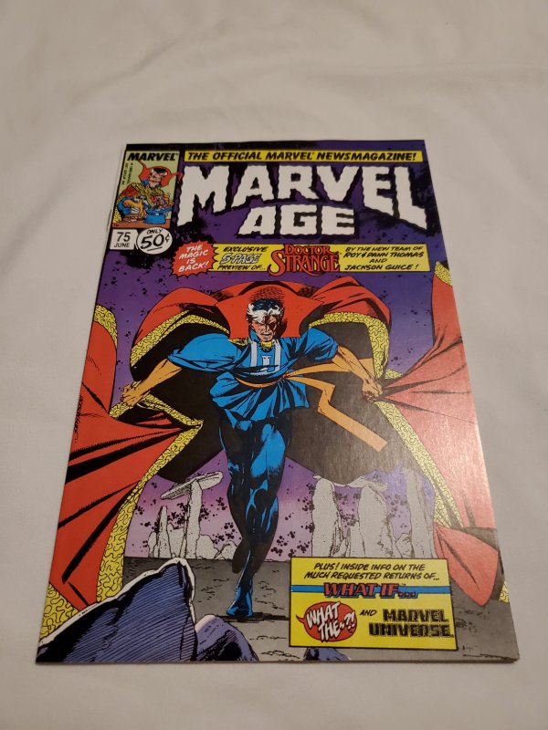 Marvel Age 75 Near Mint- Cover by Jackson Guice