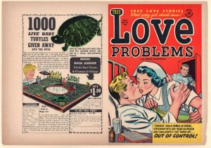 True Love Problems and Advice Ill. #22 Unused Comic Book Cover (Grade 9.0) 1953