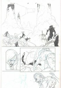 Thor: God of Thunder #8 p.2 - Young Thor Whipped - 2013 art by Esad Ribic