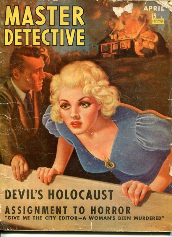 MASTER DETECTIVE-APRIL 1941-FR/G-MCCOWEN COVER-MURDER-ARSON-MASSACRE FR/G