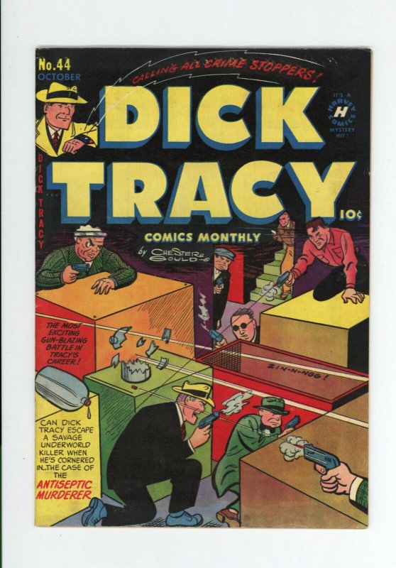 DICK TRACY #44 FN  - JOE SIMON COVER - VERY RARE GOLDEN AGE ISSUE - 1951