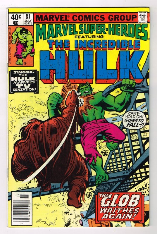 Marvel Super-Heroes HULK #81  (1979) NEWSSTAND Copy  Edition