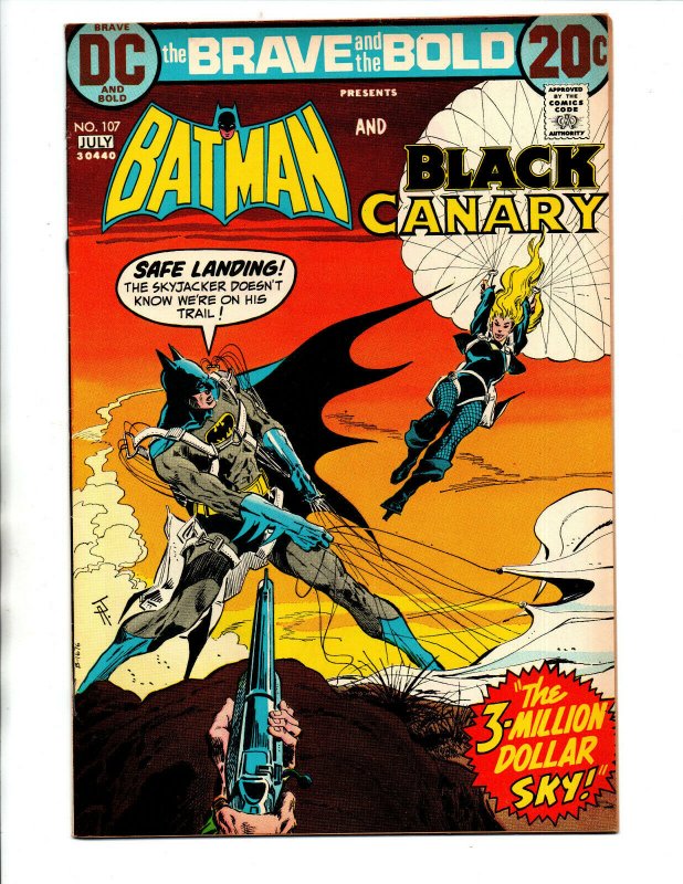 Brave and the Bold #107 - Batman - Black Canary - 1973 - (-VF)