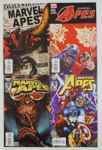 Marvel Apes #1-4 FN/VF complete series MONKEY SUPER HEROES karl kesel 2 3 2008 