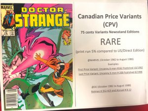 Doctor Strange (1985) # 72 (NM) Canadian Price Variant CPV...
