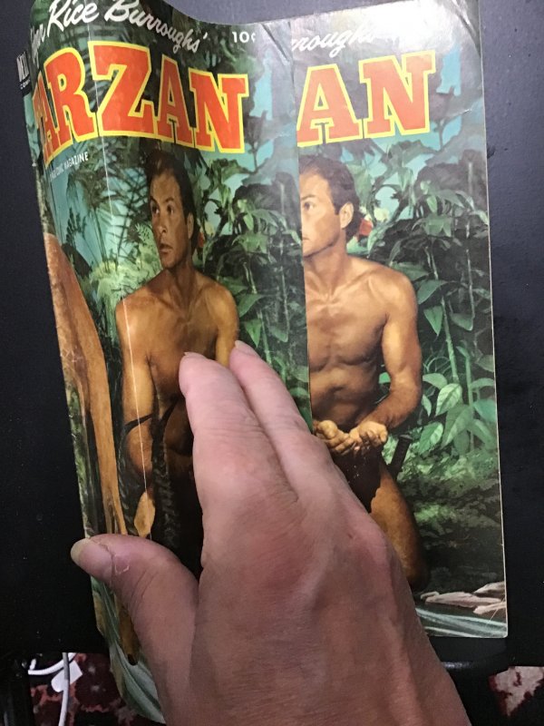 Tarzan #44 (1953) Mid-grade double cover key! Photo cover! FN+ Wow!