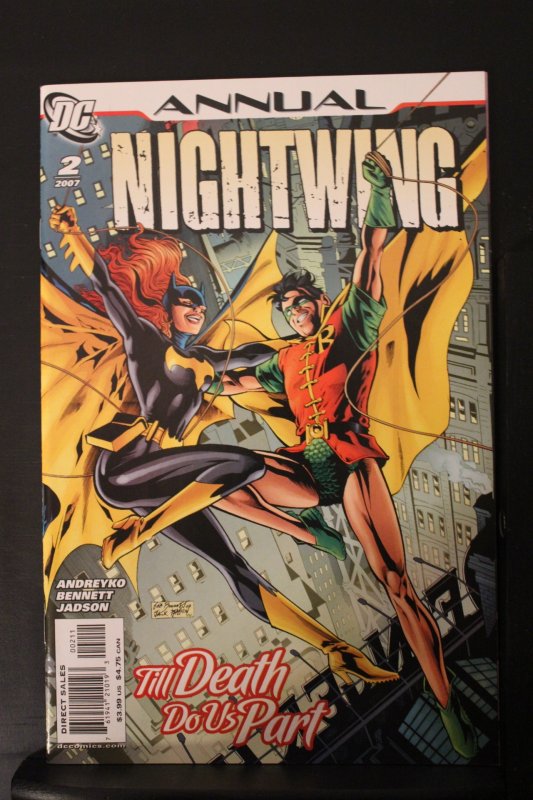 Nightwing Annual #2 (2007) Super-High-Grade NM or better! Robin/Batgirl cover!