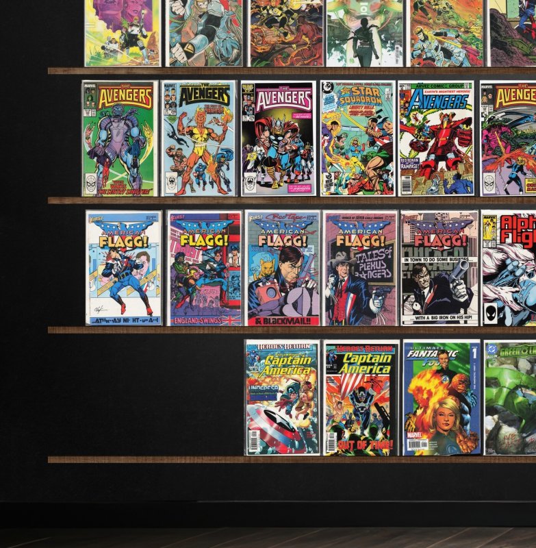 Huge Lot 150+ Comics with The Avengers, Cable, Alpha Flight & More!