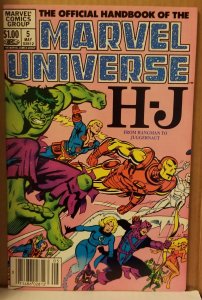 The Official Handbook of the Marvel Universe #5 (1983)