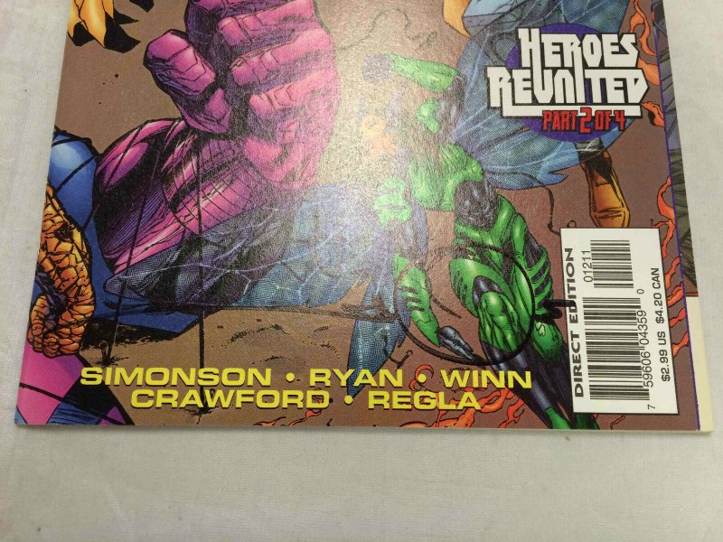 Avengers #12 Comic Book Marvel 1997 - Signed by Simonson