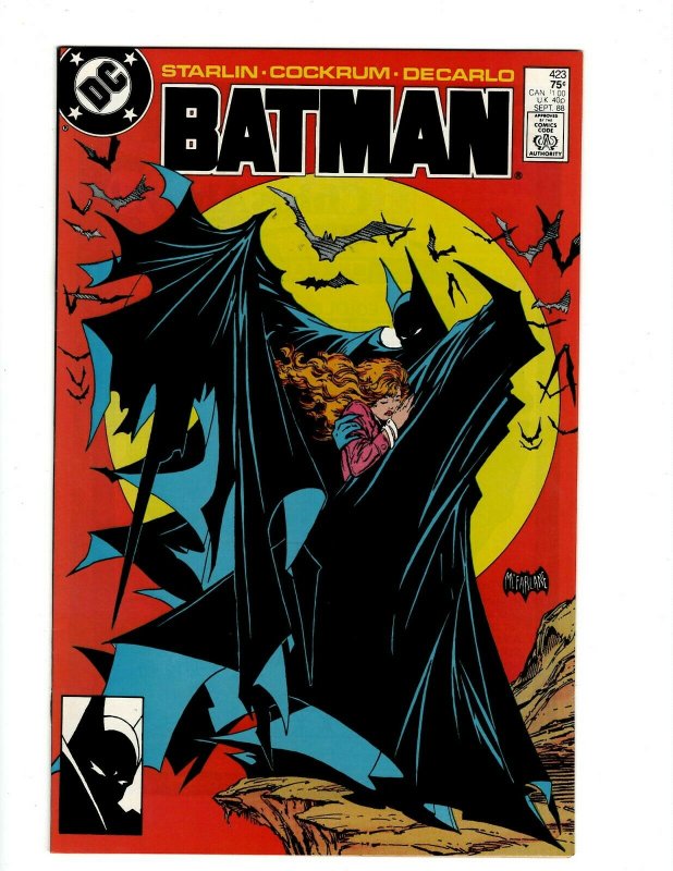 Batman # 423 NM DC Comic Book Todd McFarlane Joker Robin Gotham Ivy Freeze SR1