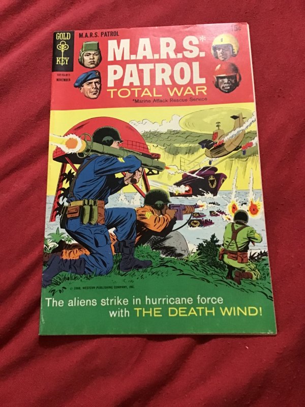 M.A.R.S. Patrol Total War #7 High-Grade VF/NM Future Marines! Oregon CERTIFICATE