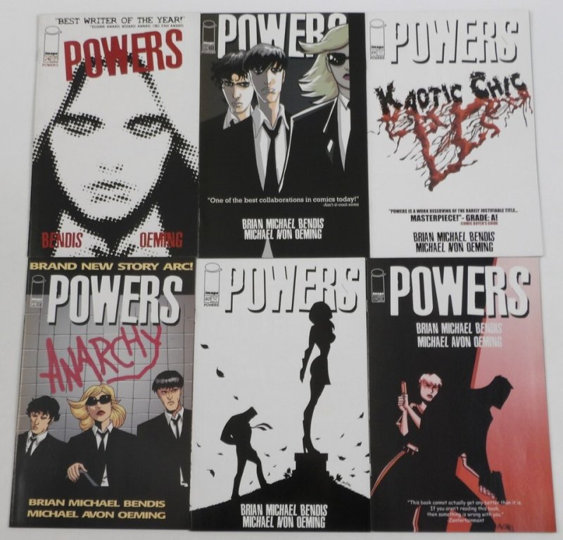 Powers #1-37 VF/NM complete series + Annual - Bendis - Oeming ; Image (AA38)
