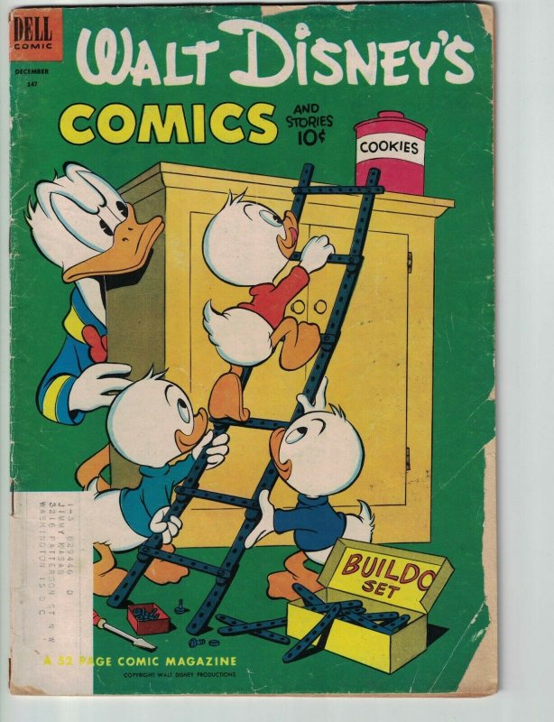 Walt Disney's Comics and Stories #147 subscription variant - donald duck - Dell