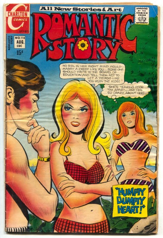 Romantic Story #114 1971- Charlton Romance Comics VG