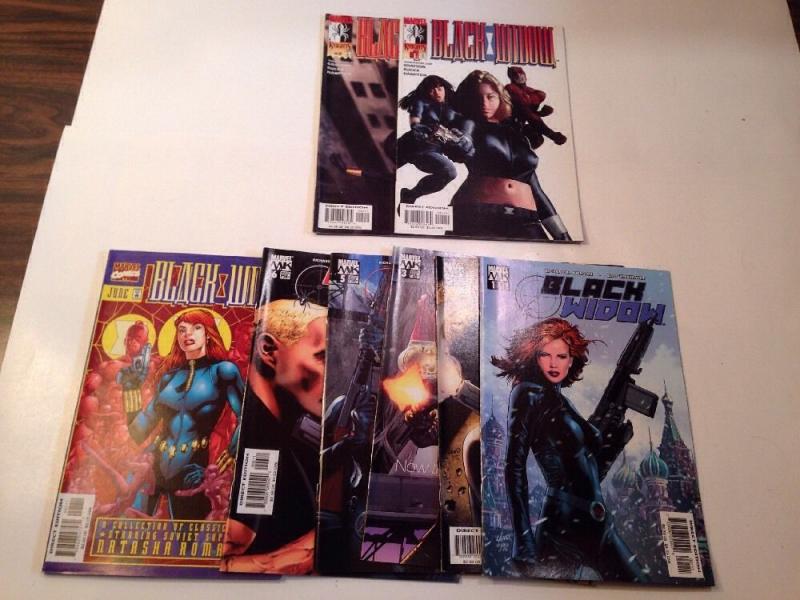 Black Widow 8 Book Near Mint Lot Set Run