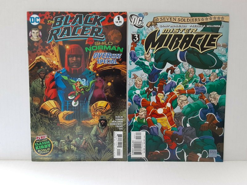 BLACK RACER & SHILO NORMAN #1 +  MISTER MIRACLE #3 - FREE SHIPPING