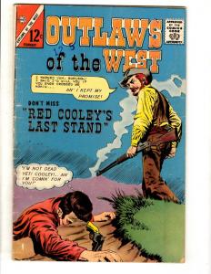 Lot Of 6 Outlaws Of The West Charlton Comic Books # 40 49 52 55 73 74 JL40