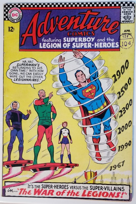 Adventure Comics #355 (1967)(newstamp)