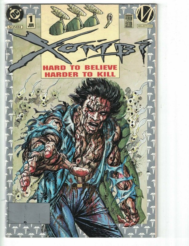 Xombi #1 VG platinum variant cover - DC/Milestone Comics 1994 