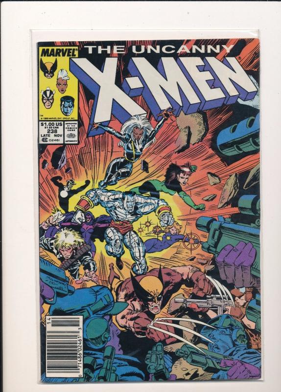 Lot of 5 Marvel The Uncanny XMen 229, 235, 236, 237, 238 F/VF