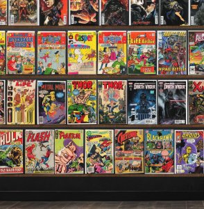 Huge Lot 140+ Comics with Captain Marvel, Batman, Detective Comics & More!