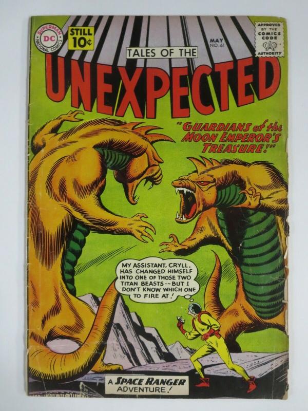 TALES OF THE UNEXPECTED #61 (DC,5/1961) GOOD (G) Arnold Drake