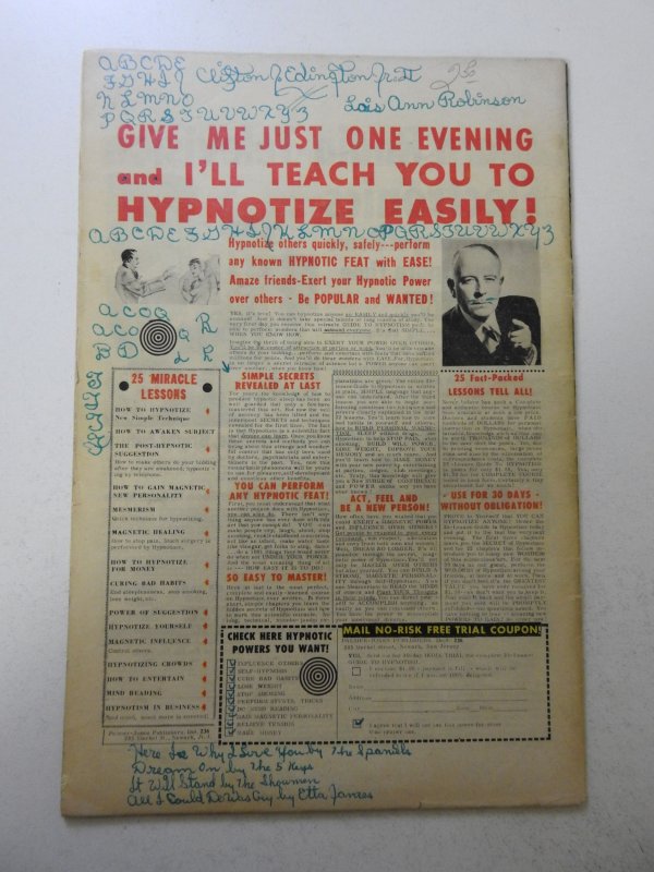 The X-Men #3 (1964) VG- Condition ink front/back cover