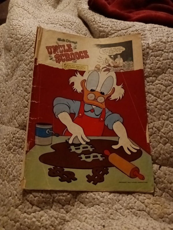 WALT DISNEY'S UNCLE SCROOGE #14 DELL 1956 CARL BARKS lost crown of Genghis Khan!