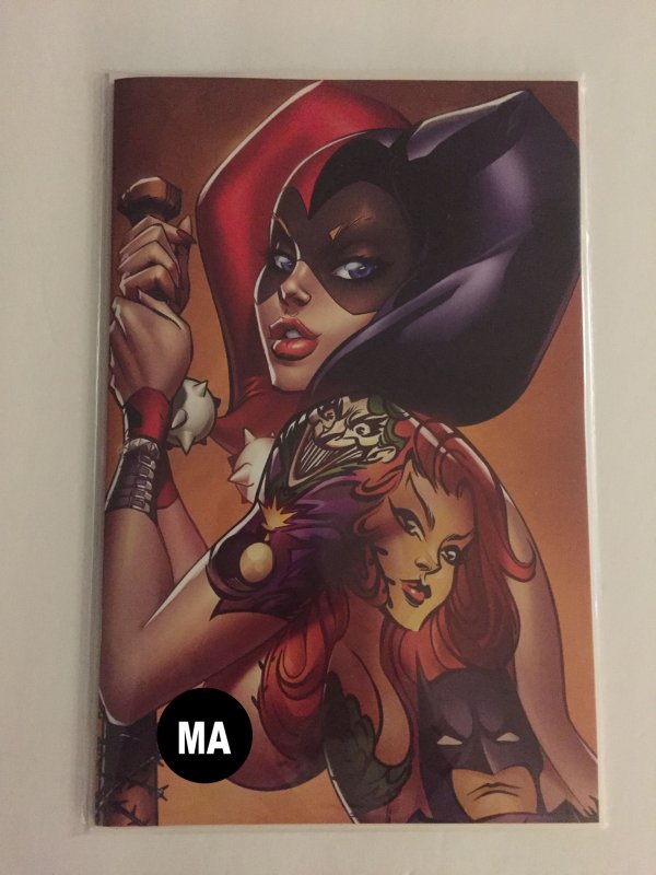 2022 Power Hour Ale Garza Art Exclusive Harley Quinn Closeup Topless Virgin